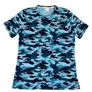 Gymshark Arrival T-Shirt Teal Camo